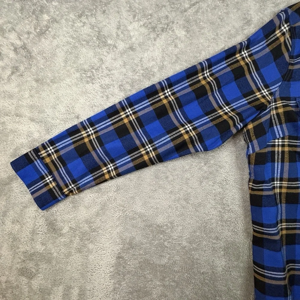 Eddie Bauer Women's‎ XL NWT Multicolor LS Plaid Flannel Tencel Blend SEE DESC